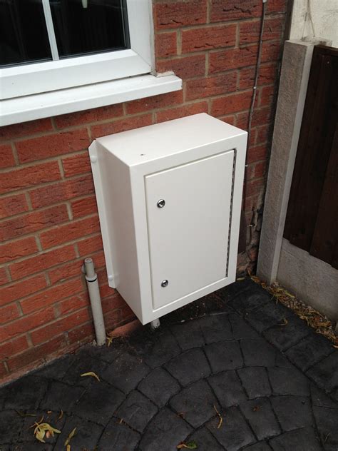 gas electric meter boxes|wall mounted gas meter boxes.